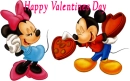 minnie & mickey happy valentines day