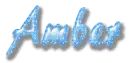 Blue glitter- Amber