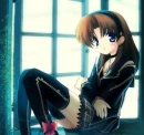 Lonley Anime Girl in Window