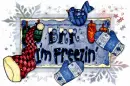 Winter clothing with message