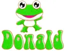 green frog donald