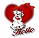 Dalmation heart 
