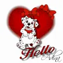 Dalmation heart -Adina