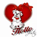 Dalmation heart -Justin