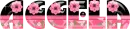 Pink Flower Font, Aggela