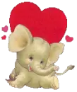 valentines elephant