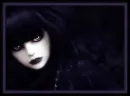 purple gothic girl