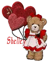 valentines bear with Shelley