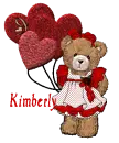 valentines bear with name kimberly