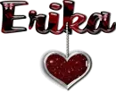 Glitter heart, Erika