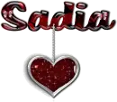 Glitter heart, Sadia
