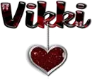 Glitter heart, Vikki