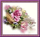 Floral Lattice Tag Sparkled - Trishna