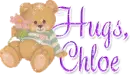 chloe - hugs