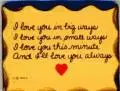 I LOVE YOU