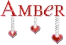 amber - hearts