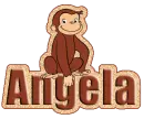 curious george angela