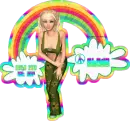 groovy rainbow hippie chick make love not war sheila