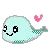 pixel whale