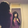 reflection in the mirror