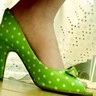 Green Speckle Pumps