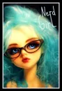 cute nerd doll