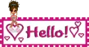 hello dark pink#1