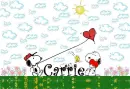 snoopy flying kite