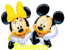 MINNIE & MICKEY WITH NAME KIMBERLY ON IT
