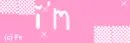 "i'm sorry" pink & blue