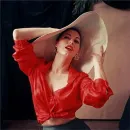 Ava Gardner , vintage, actress, Hat