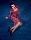 Ann Miller , actress, vintage, pink