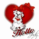Dalmation heart-Judy