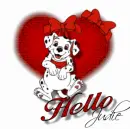 Dalmation heart-Judie