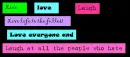 Live love laugh