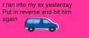 Ran into my Ex