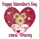 Happy Valentine's Day-xoxo Tracey