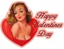 Vintage Pinup Valentine