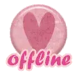 Offline pink heart