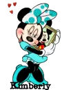minnie with name kimberly on it