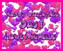 Valentine hearts Michelle