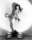 Nancy Carroll , Vintage, Actress, cat, Halloween