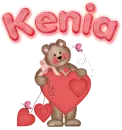 Kenia- teddy with heart