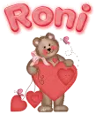 Roni- teddy with heart
