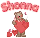 Shonna- teddy with heart