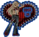 rock on hippie girl
