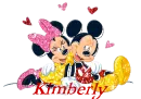 minnie  & mickey with name kimberly