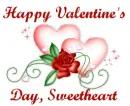 happy valentines day,sweetheart