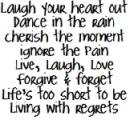Live your life