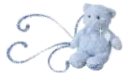Baby  blue teddy